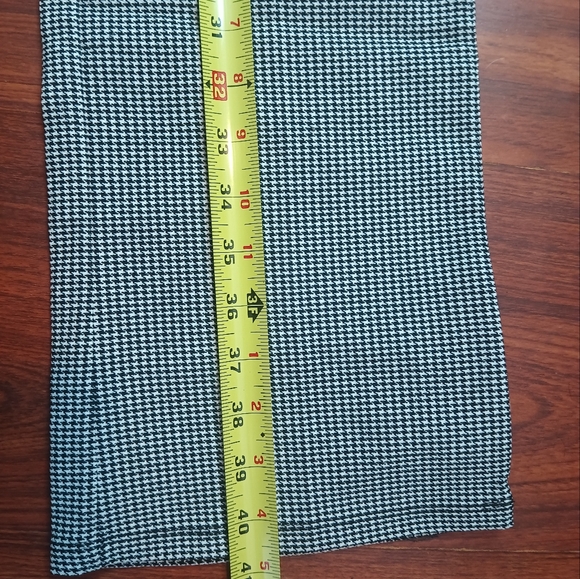 89th & Madison B&W tiny Houndstooth pattern work dress Pants sz Large - Picture 11 of 12